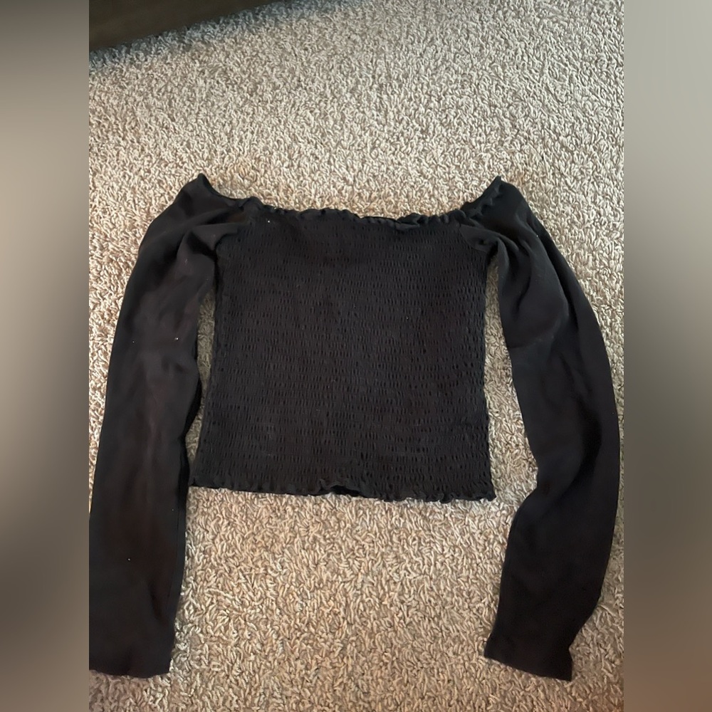 Smocked off the shoulder top